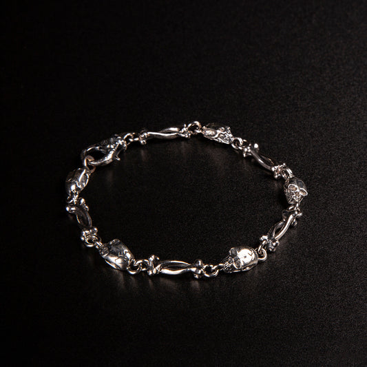 BRACCIALE "SKULL & BONES"