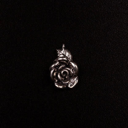 Charm rosa in argento925 oer bracciale
