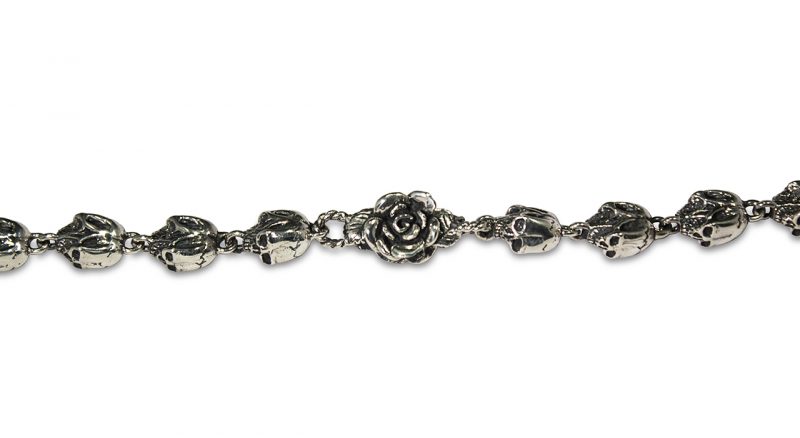 Flowering Skulls Chain