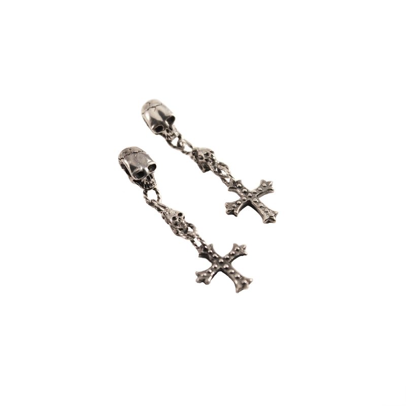 Cross Skull Earring